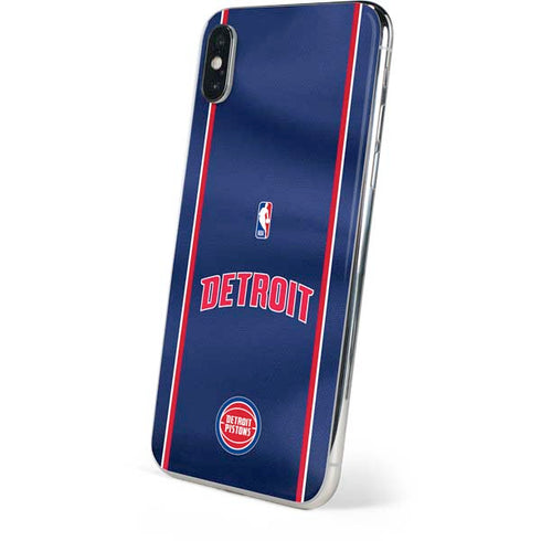 NBA Detroit Pistons Jersey iPhone XS Skin