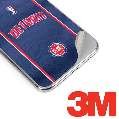 NBA Detroit Pistons Jersey iPhone XS Skin