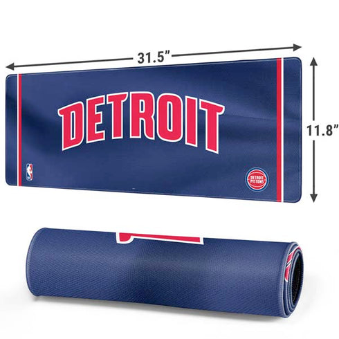 NBA Detroit Pistons Jersey Gaming Mouse Pad