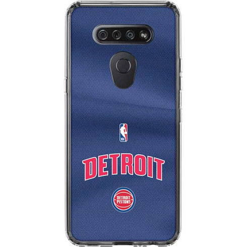 NBA Detroit Pistons Jersey LG K51/Q51 Clear Case