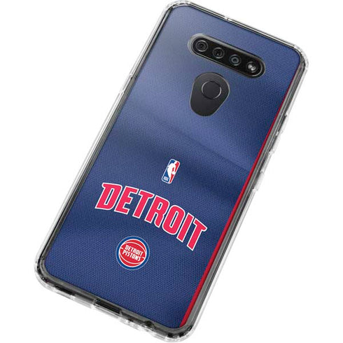 NBA Detroit Pistons Jersey LG K51/Q51 Clear Case