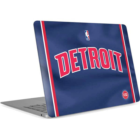 NBA Detroit Pistons Jersey Apple MacBook Air Skin