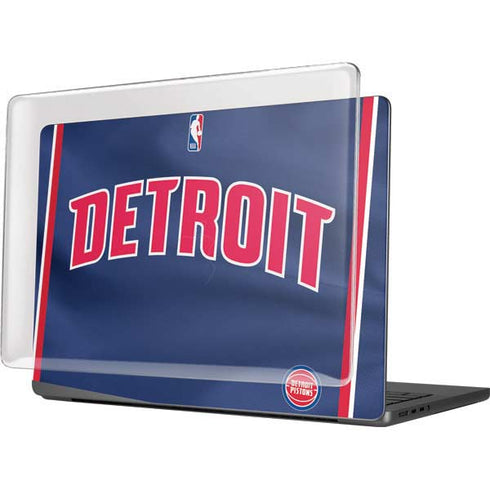 NBA Detroit Pistons Jersey MacBook Pro 14in (2021-24) Case plus Skin