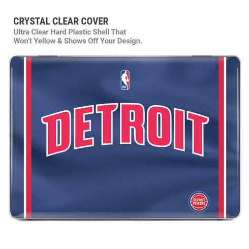 NBA Detroit Pistons Jersey MacBook Pro 14in (2021-24) Case plus Skin
