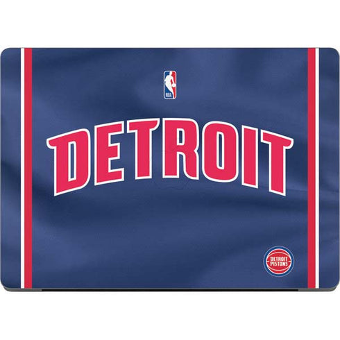 NBA Detroit Pistons Jersey MacBook Pro 14in (2021-24) Skin