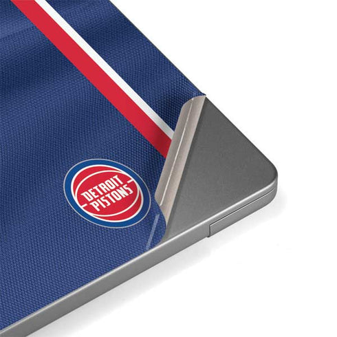 NBA Detroit Pistons Jersey MacBook Pro 14in (2021-24) Skin