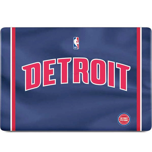 NBA Detroit Pistons Jersey MacBook Skins