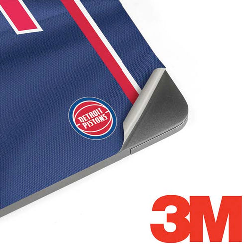 NBA Detroit Pistons Jersey MacBook Skins