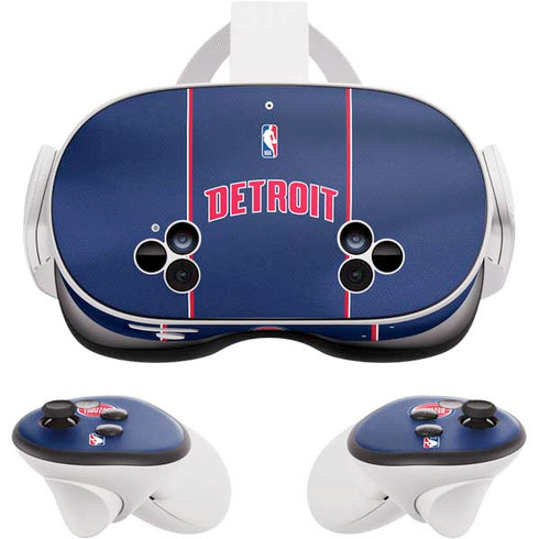 NBA Detroit Pistons Jersey Meta Quest 3S Skin