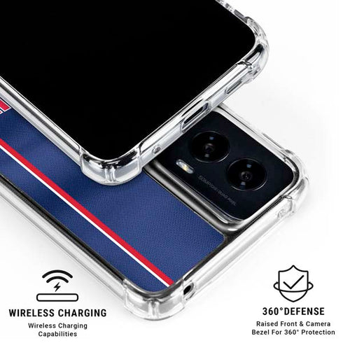 NBA Detroit Pistons Jersey Moto G Power 5G (2024) Clear Case