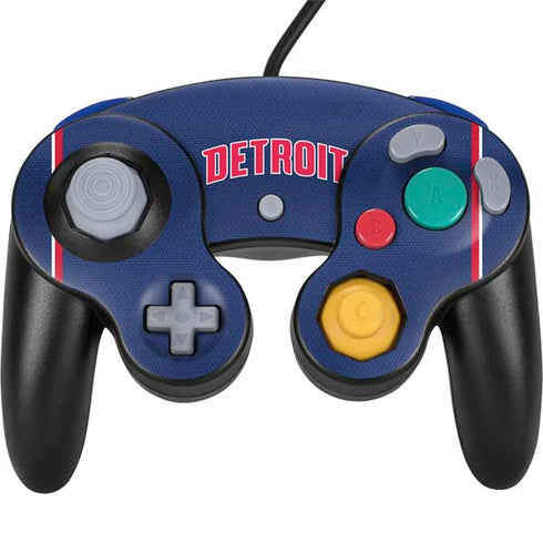 NBA Detroit Pistons Jersey Nintendo GameCube Controller Skin