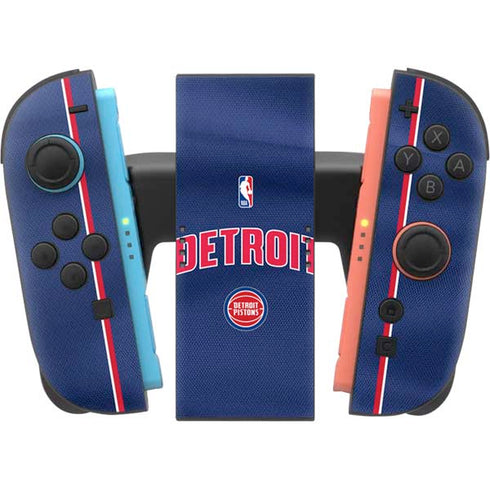 NBA Detroit Pistons Jersey Nintendo Switch 2 (2025) Joy-Con Controller Skin