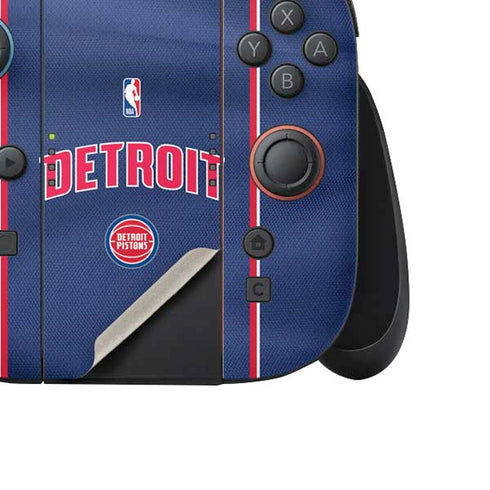 NBA Detroit Pistons Jersey Nintendo Switch 2 (2025) Joy-Con Controller Skin