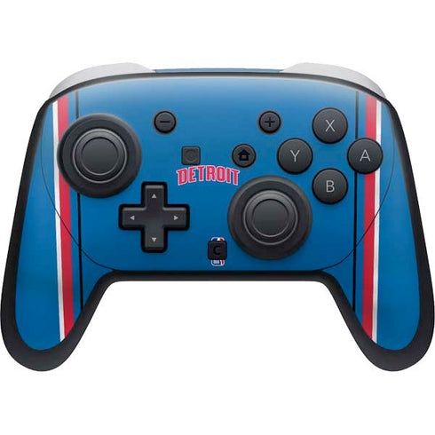 NBA Detroit Pistons Jersey Nintendo Switch 2 (2025) Pro Controller Skin