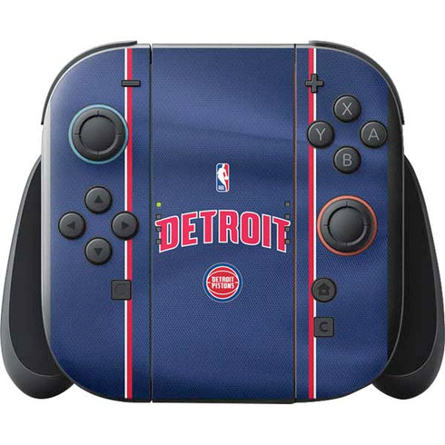 NBA Detroit Pistons Jersey Nintendo Switch 2 (2025) with Joy-Con Skin