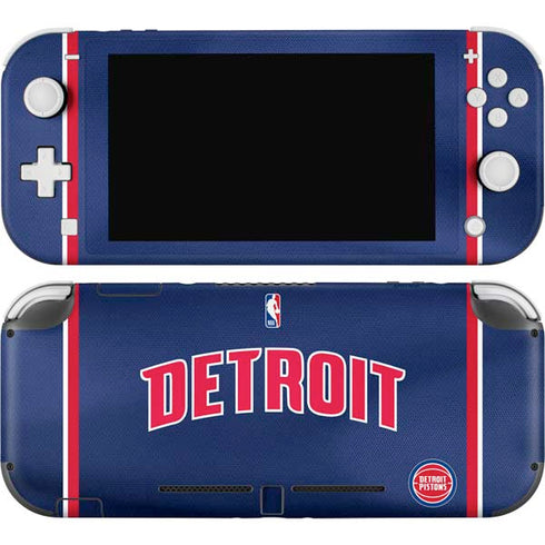NBA Detroit Pistons Jersey Nintendo Switch Lite Skin