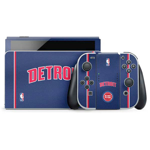 NBA Detroit Pistons Jersey Nintendo Skins