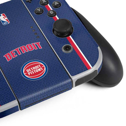 NBA Detroit Pistons Jersey Nintendo Switch OLED (2021) Skin