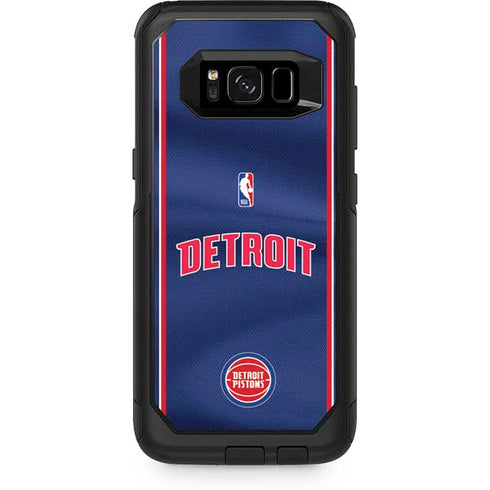 NBA Detroit Pistons Jersey Otterbox Commuter Galaxy Skin
