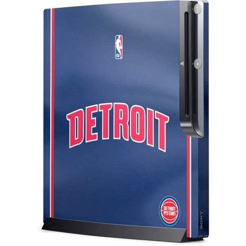 NBA Detroit Pistons Jersey Playstation 3 & PS3 Slim Skin