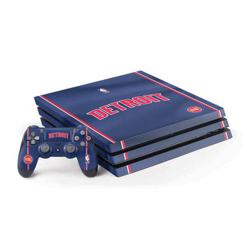 NBA Detroit Pistons Jersey PlayStation PS4 Skins