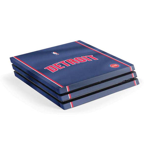 NBA Detroit Pistons Jersey PlayStation PS4 Skins
