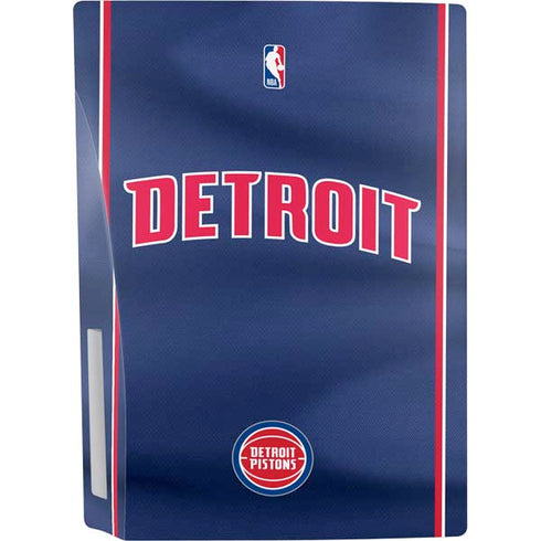 NBA Detroit Pistons Jersey PS5 Console Skin