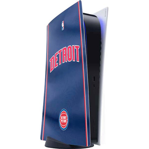 NBA Detroit Pistons Jersey PS5 Digital Edition Console Skin