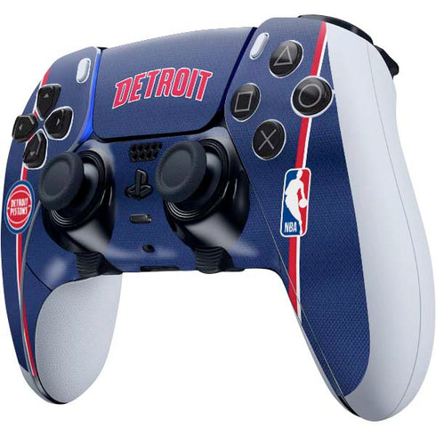 NBA Detroit Pistons Jersey PS5 DualSense Edge Pro Controller Skin