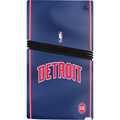 NBA Detroit Pistons Jersey PS5 Pro Bundle Skin