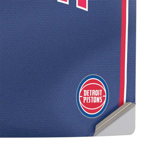 NBA Detroit Pistons Jersey PS5 Pro Console Skin