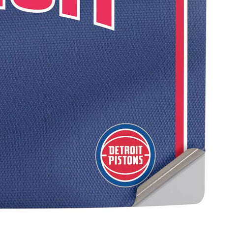 NBA Detroit Pistons Jersey PS5 Pro Disk Console Skin