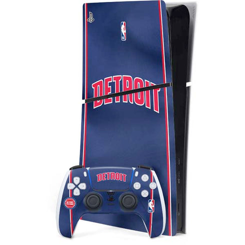 NBA Detroit Pistons Jersey PlayStation PS5 Skins