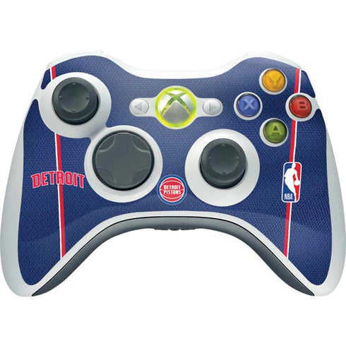 NBA Detroit Pistons Jersey Xbox 360 Wireless Controller Skin