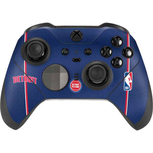 NBA Detroit Pistons Jersey Xbox Elite Wireless Controller Series 2 Skin