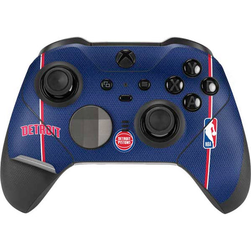 NBA Detroit Pistons Jersey Xbox Elite Wireless Controller Series 2 Skin