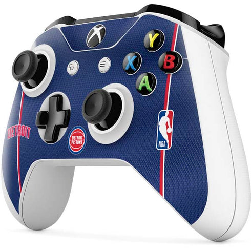 NBA Detroit Pistons Jersey Xbox One S Controller Skin