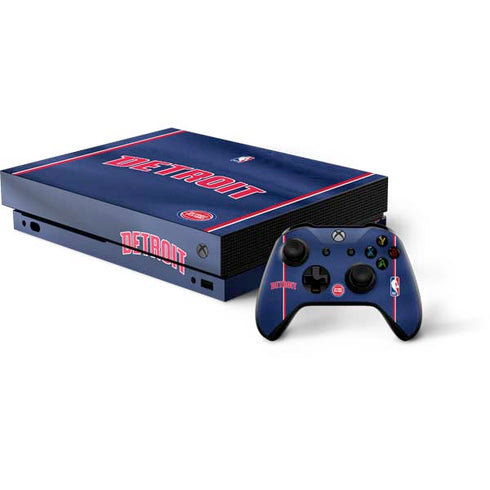 NBA Detroit Pistons Jersey Xbox One X Bundle Skin