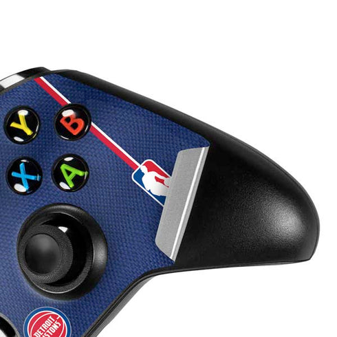 NBA Detroit Pistons Jersey Xbox One X Controller Skin