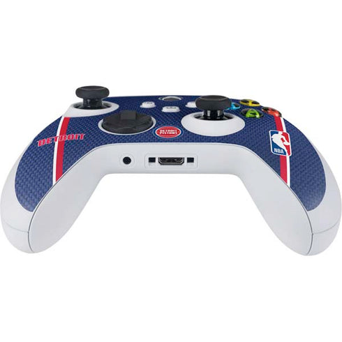 NBA Detroit Pistons Jersey Xbox Series S Controller Skin