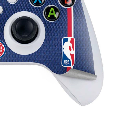 NBA Detroit Pistons Jersey Xbox Series S Controller Skin
