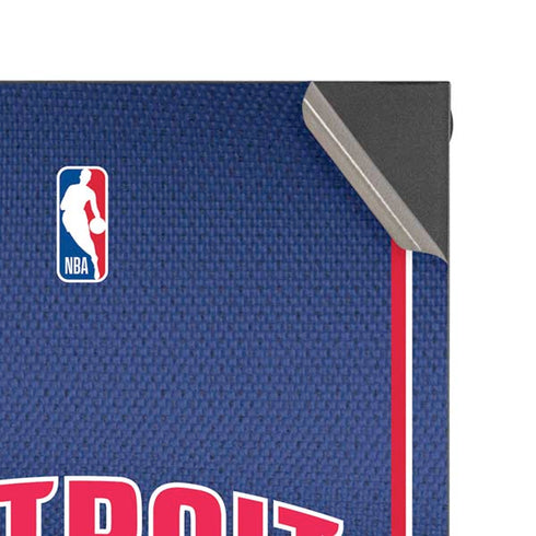 NBA Detroit Pistons Jersey Xbox Series X Console Skin