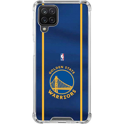 NBA Golden State Warriors Jersey Galaxy A12 Clear Case