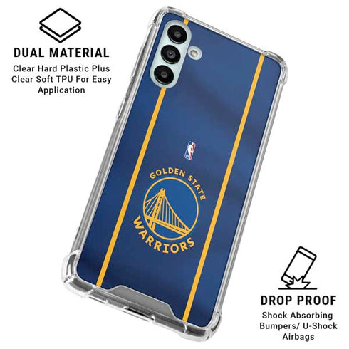 NBA Golden State Warriors Jersey Galaxy A13 5G Clear Case