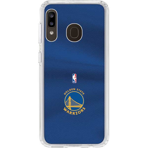 NBA Golden State Warriors Jersey Galaxy A20 Clear Case