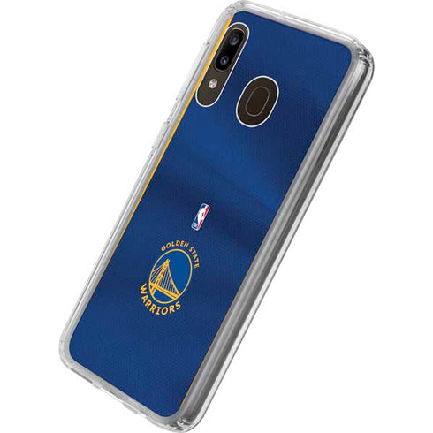 NBA Golden State Warriors Jersey Galaxy A20 Clear Case