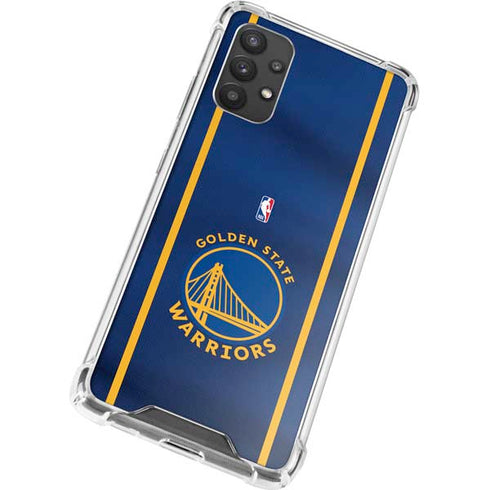 NBA Golden State Warriors Jersey Galaxy A32 5G Clear Case