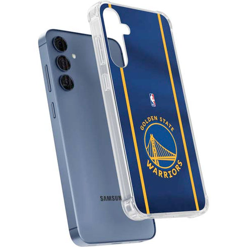 NBA Golden State Warriors Jersey Galaxy A35 5G Clear Case