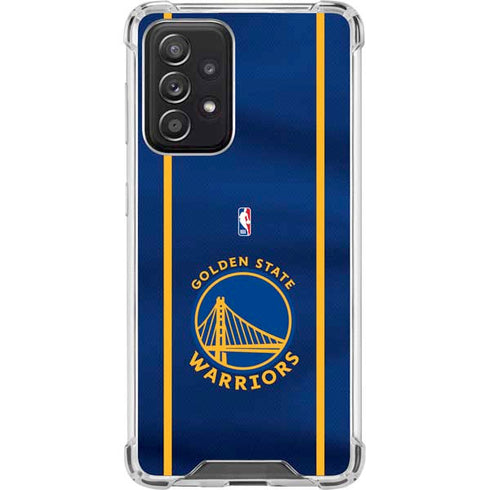 NBA Golden State Warriors Jersey Galaxy A52 5G Clear Case