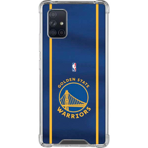 NBA Golden State Warriors Jersey Galaxy A71 5G Clear Case